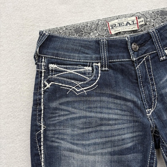 Women's ARIAT Blue Jeans - 28S - Picture 3 of 15